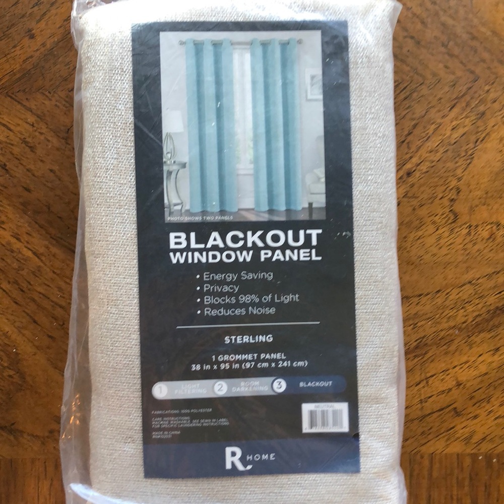 Blackout Window Panel Curtains NWT Neutral - Lot of 6